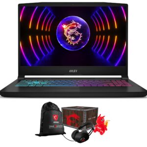 MSI Katana 15 B12VGK-082US Gaming & Entertainment Laptop (Intel i7-12650H 10-Core, 64GB DDR5 4800MHz RAM, 1TB PCIe SSD, GeForce RTX 4070, 15.6" 144Hz Full HD (1920x1080), Wifi, Win 11 Home)