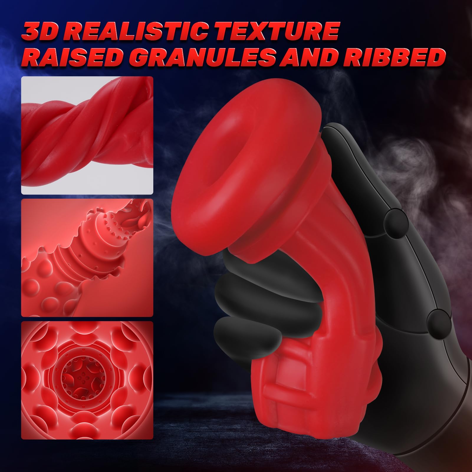 Sex Toys for Men Male Masturbator - APP Control Adult Toys Male Masturbators Penis Pump with 9 Sucking & 9 Vibrating Modes, 3D Textured Sleeve Heating Mens Sex Toy, LCD Display Pocket Pussy for Men