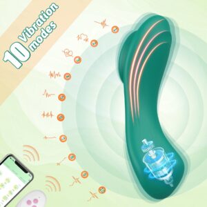 LATUNE App Remote Control Vibrator Sex Toys, Quiet Adult Toys for Womens with 10 Vibration Modes, Couples Sex Toys with Magnetic Clip for Public Play, Butterfly Vibrator Adult Female Sex Toys