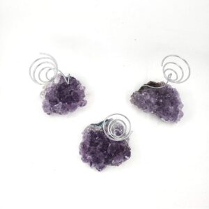 Air Plant Crystal Holder (XL) - Amethyst Airplant, Air Plants Crystals, Crystal Air Plant Holder, Amethyst Air Plant In Crystals, Air Plant Stone, Air Plant Pot, Air Plants in Crystals, TheCrystalCafe