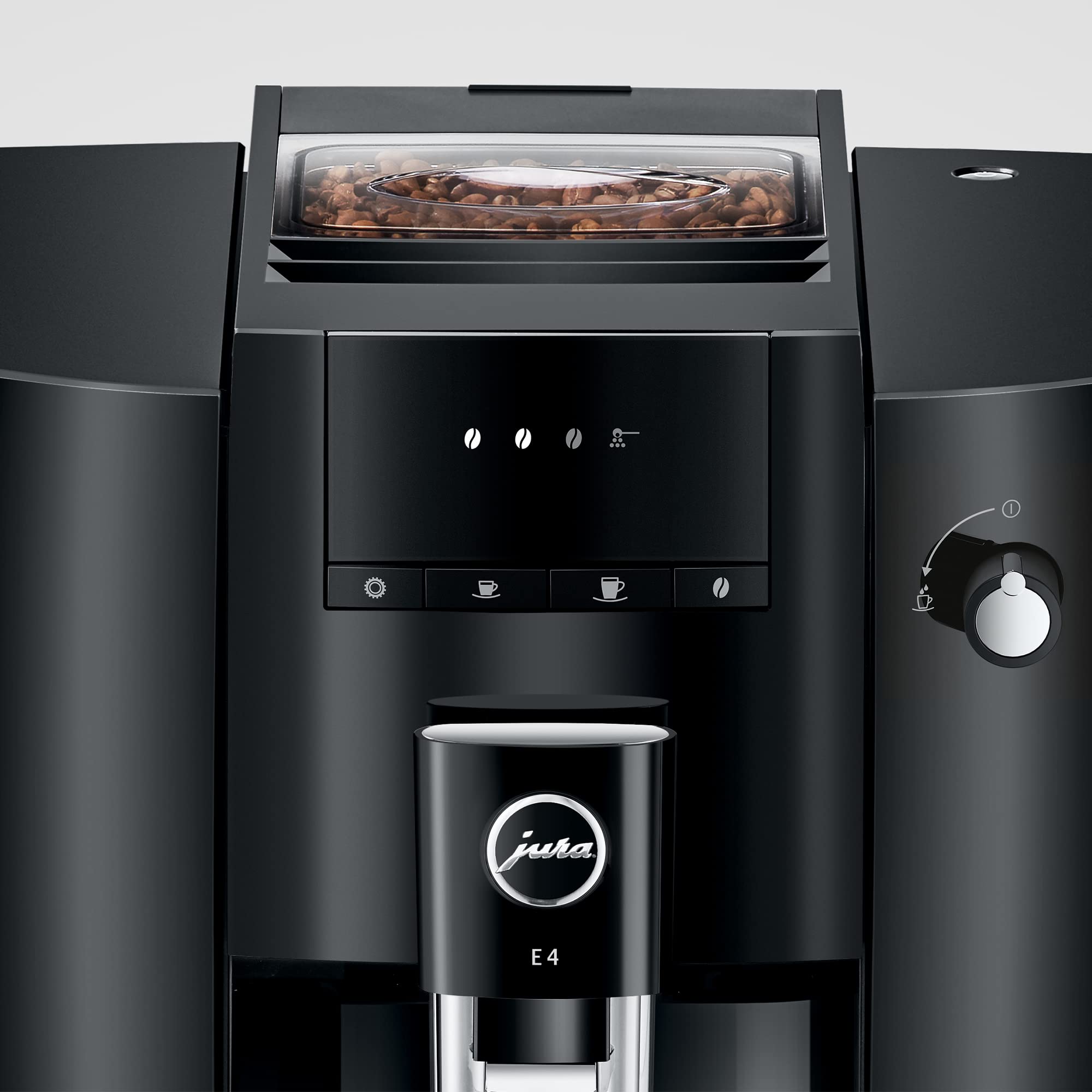 Jura E4 Automatic Coffee Machine (Piano Black)