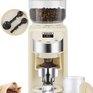 Gevi Electric Burr Coffee Grinder with 35 Grind Settings for Espresso, Drip, French Press - 120V