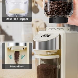 Gevi Electric Burr Coffee Grinder with 35 Grind Settings for Espresso, Drip, French Press - 120V