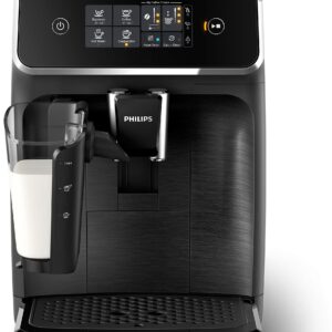 Philips 2200 Series Fully Automatic Espresso Machine w/LatteGo, Black, EP2230/14 (Renewed)