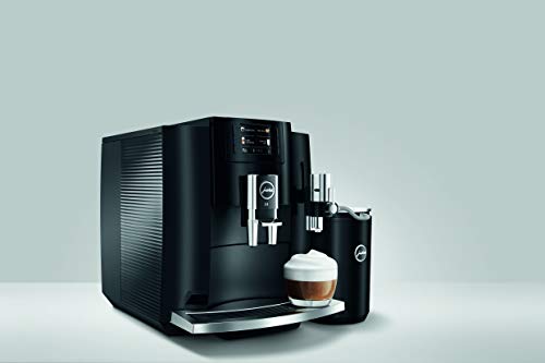 Jura E8 (NAA) 4th Gen Automatic Coffee Machine (Piano Black)