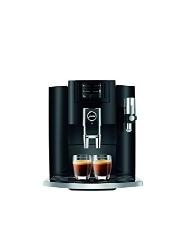 Jura E8 (NAA) 4th Gen Automatic Coffee Machine (Piano Black)