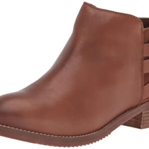 SoftWalk Women's Ankle Boots and Booties, Cognac, 8