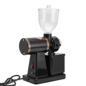 electric burr grinders multifunction smash machine coffee bean milling grain grinder grain mill machine adjustable burr mill with 8 precise grind setting, electric coffee bean grinder removable funnel