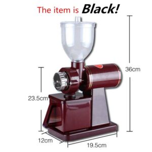 Electric Burr Grinders Multifunction Smash Machine Coffee Bean Milling Grain Grinder Grain Mill Machine Adjustable Burr Mill with 8 Precise Grind Setting, Electric Coffee Bean Grinder Removable Funnel