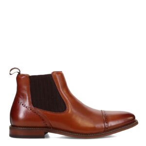 STACY ADAMS Men's, Maury Cap Toe Chelsea Boot Cognac 10.5 M