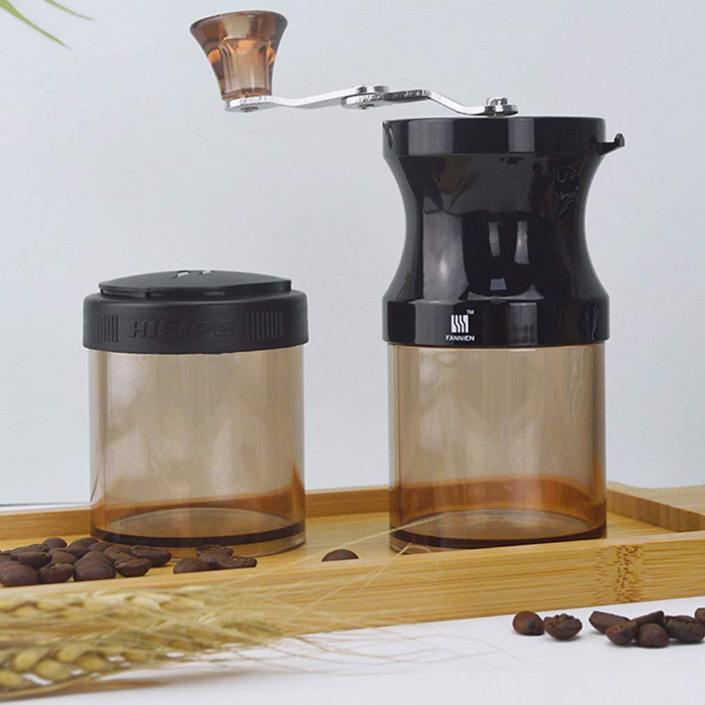 Cabilock Portable Espresso Machine Coffee Bean Coffe Bean Grinders Portable Coffee Maker Espresso Ground Coffee moledor de Cafe en Grano Portable Crank Mill Coffee Mill Manual Mini