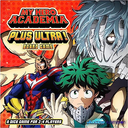 My Hero Academia Plus Ultra Board , Strategy Game for Adults & Teens | Ages 14+ | 2-4 Players | Average Playtime 30 Minutes | Made by Jasco Games