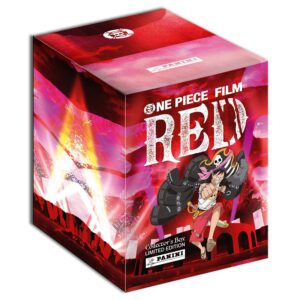 panini one piece red trading cards box of 20 cards + booklet, 004666mcoufc