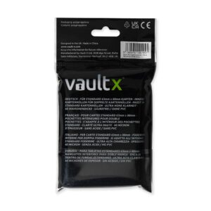 Vault X Exact Fit Trading Card Sleeves - High Clarity Perfect Fit Inner Sleeves to Protect and Preserve Board Game, Collectible and Trading Card Games (500 Pack)