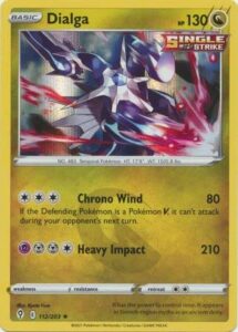 pokemon single card dialga 112/203 holo evolving skies