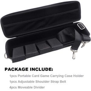 Comecase Card Case Storage Bag Collection, Holds Up to 1500 Cards, Portable Game Card Holder Shoulder Bag Perfect for Cards Against Humanity, Phase 10, PM TCG Cards, Monopoly Deal, Top Trumps etc