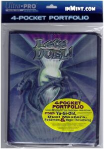 ultra-pro: 4-pocket portfolio - let's duel monte diamond dragon (10 pages) magic the gathering yugioh pokemon vanguard binders