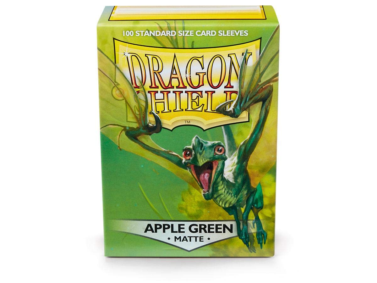 2 Packs Dragon Shield Matte Apple Green Standard Size 100 ct Card Sleeves Value Bundle!