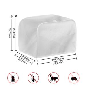 Baxinh Cat Paw Print Bread Maker Cover Toaster Oven Cover, Dustproof Toaster Cover Fits for Most Standard 2 Slice Bread Machine, Small Kitchen Appliance