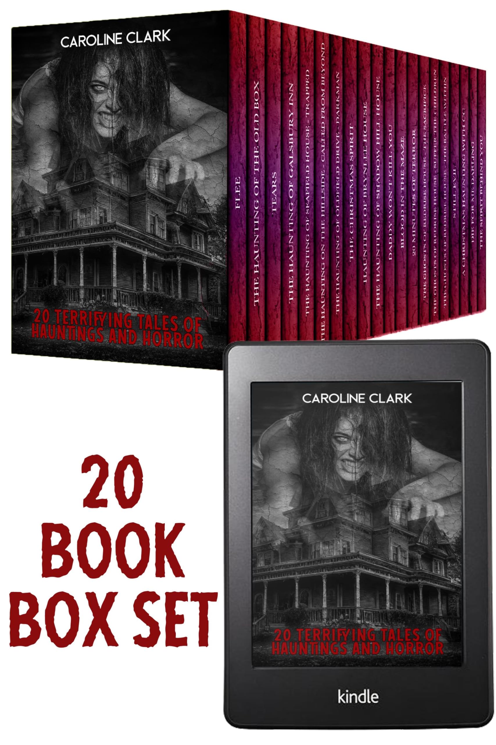 Hauntings and Horror - 20 Terrifying Tales: 20 Book Box Set