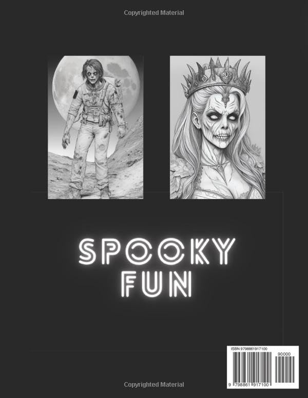 Zombie! Coloring Book: A Horror Coloring Book for Adults and Cool Kids: Collection of 30 Awesome Zombies, Art Relaxation for Halloween Lovers