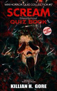 scream unauthorized quiz book: mini horror quiz collection #17