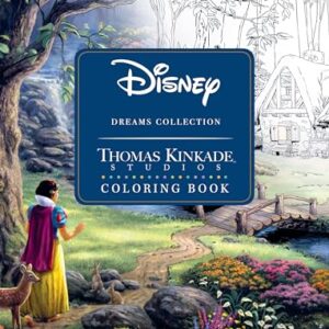 Disney Dreams Collection Thomas Kinkade Studios Coloring Book