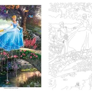 Disney Dreams Collection Thomas Kinkade Studios Coloring Book