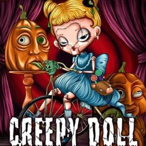 Creepy Doll Coloring Book: Horror and Scary Baby Dolls Illustrations for Adults, Features Baby Doll in Horror Styles