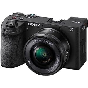 Sony Alpha 6700 – APS-C Interchangeable Lens Camera with 26 MP sensor, 4K video, AI-Based Subject Recognition, Log Shooting, LUT Handling and Vlog Friendly Functions and 16-50mm Zoom Lens