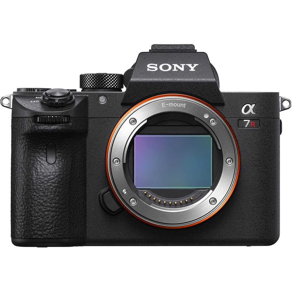 Sony a7R IIIA Mirrorless Camera (ILCE7RM3A/B) + Sony FE 16-35mm Lens (SEL1635GM) + 64GB Card + Filter Kit + Bag + NP-FZ100 Compatible Battery + Card Reader + LED Light + More (Renewed)