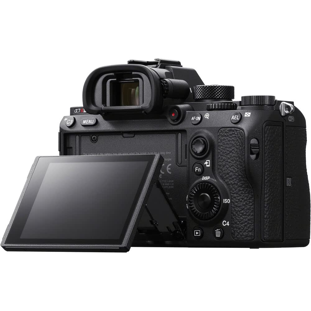 Sony a7R IIIA Mirrorless Camera (ILCE7RM3A/B) + 4K Monitor + Rode VideoMic + 2 x 64GB Card + Bag + 3 x NP-FZ100 Compatible Battery + Card Reader + LED Light + Corel Photo Software + More (Renewed)