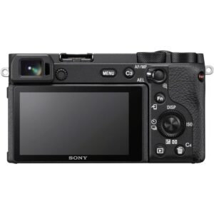 Sony a6600 Mirrorless Camera (ILCE6600/B) + NP-FZ100 Compatible Battery + 64GB Card + Card Reader + Corel Photo Software + HDMI Cable + Case + Flex Tripod + Hand Strap + More (Renewed)