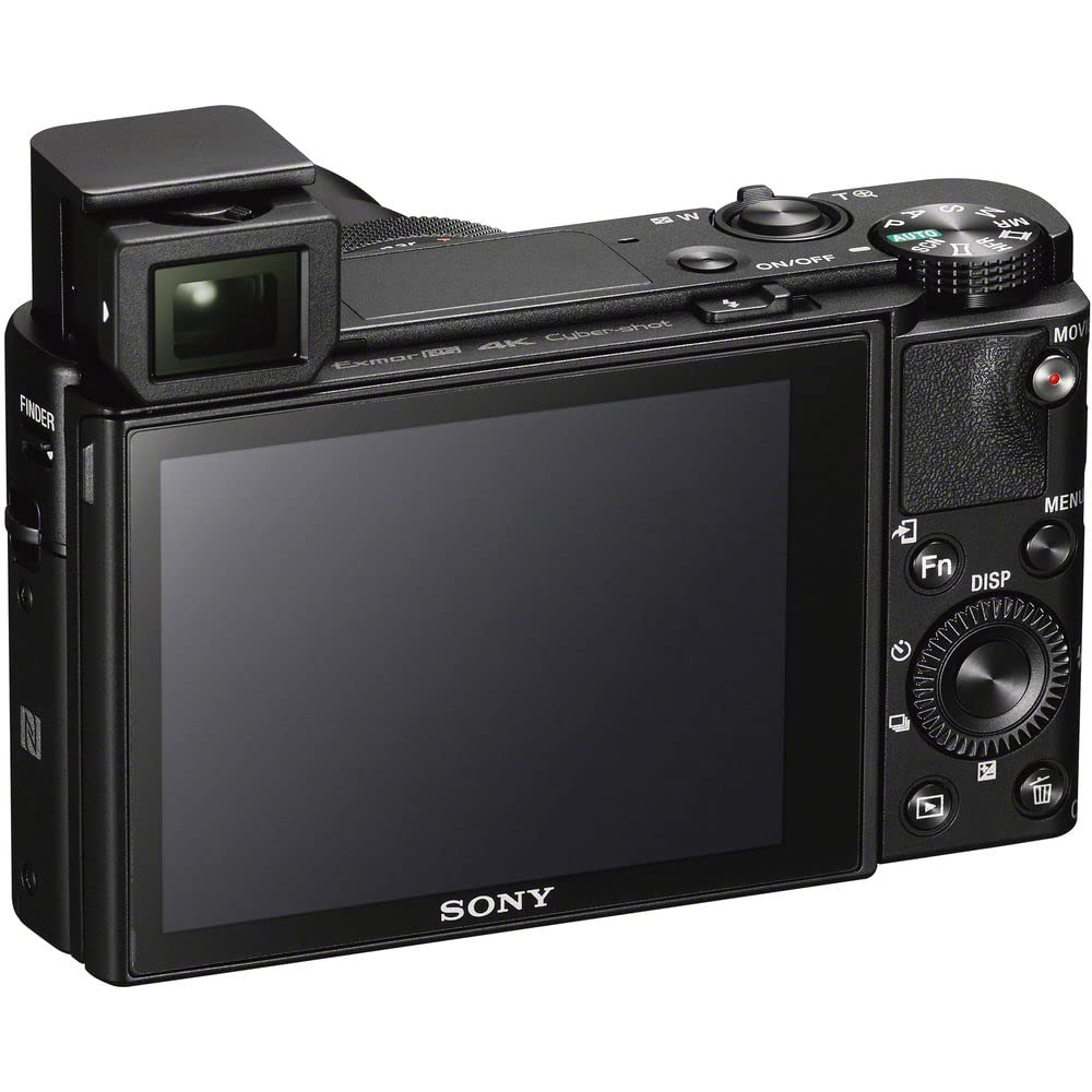 Sony Cyber-Shot DSC-RX100 VA Digital Camera (DSC-RX100M5A/B) + Case + 64GB Card + NP-BX1 Battery + Card Reader + Corel Photo Software + Charger + Flex Tripod + Memory Wallet + More (Renewed)