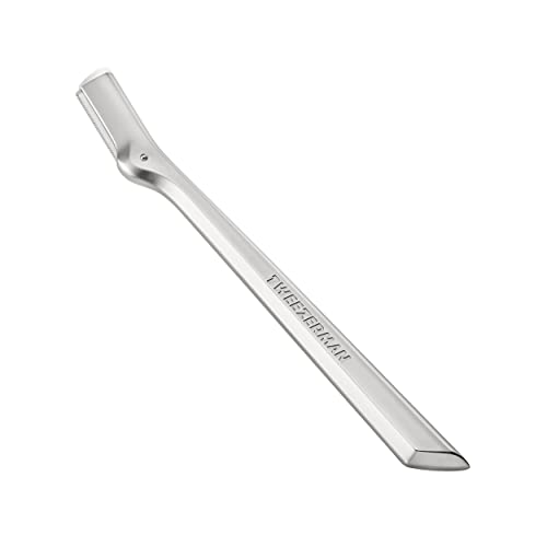 Tweezerman Eyebrow Razor with 3 Replacement Blades and Safety Cap