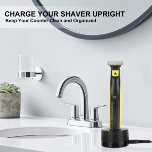 Charging Stand Base Compatible with One Blade Shavers, Wall Mounted Holder Attachments for Electric Shaver QP2520 QP2530 QP2620 QP2630 (Charging Base)