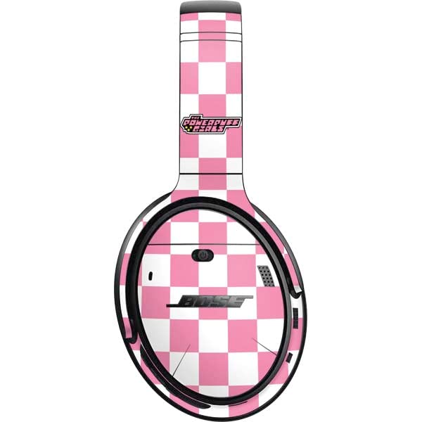 Skinit Decal Audio Skin Compatible with Bose QuietComfort 35 Headphones - Officially Licensed Warner Bros Powerpuff Girls Checkered Design