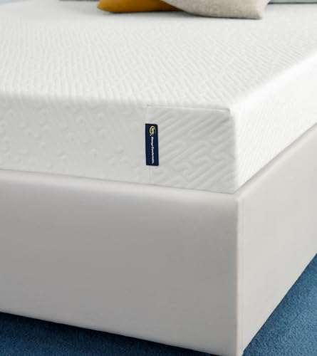 Serta - 7 inch Cooling Gel Memory Foam Mattress, King Size, Medium-Firm, Supportive, CertiPur-US Certified, 100-Night Trial - for Ewe White