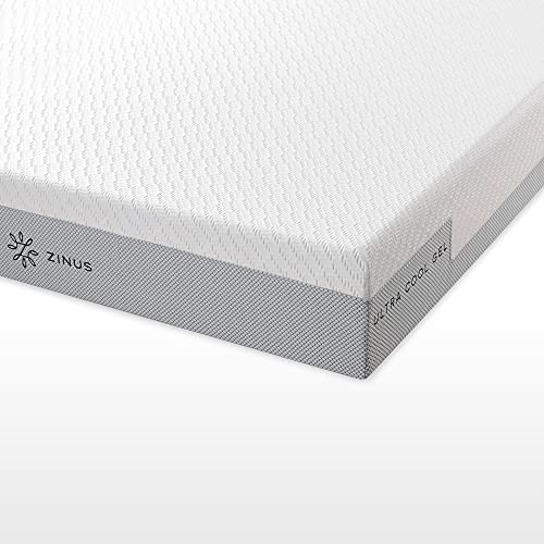 ZINUS 8 Inch Ultra Cooling Gel Memory Foam Mattress, King, Cool-to-Touch Soft Knit Cover, Pressure Relieving, CertiPUR-US Certified, Mattress in A Box, All-New, Made in USA