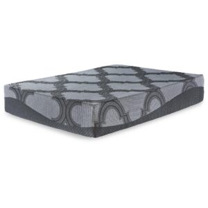 Signature Design by Ashley King Size 12 Inch Hybrid Mattress with Cooling Gel Memory Foam and Lumbar Support Form