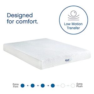 Classic Brands Cool Gel Memory Foam 8-Inch Mattress, CertiPUR-US Certified, Mattress in a Box, King, White