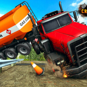 Beam Drive Semi Truck Crash Test Simulator - Truck Games 3D