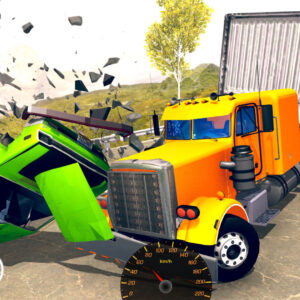 Beam Drive Semi Truck Crash Test Simulator - Truck Games 3D