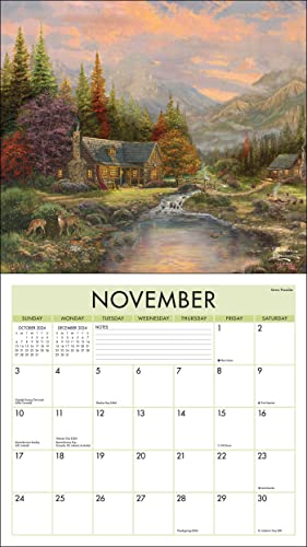 Thomas Kinkade Studios 2024 Deluxe Wall Calendar