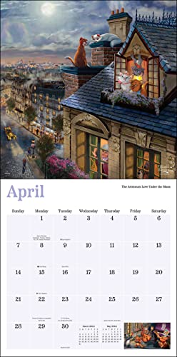 Disney Dreams Collection by Thomas Kinkade Studios: 2024 Wall Calendar