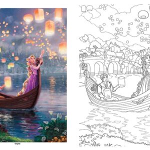 Disney Dreams Collection Thomas Kinkade Studios Disney Princess Coloring Book