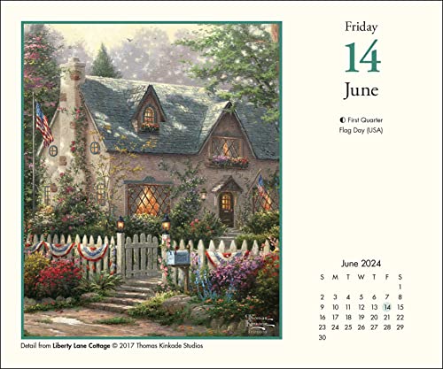 Thomas Kinkade Studios 2024 Day-to-Day Calendar