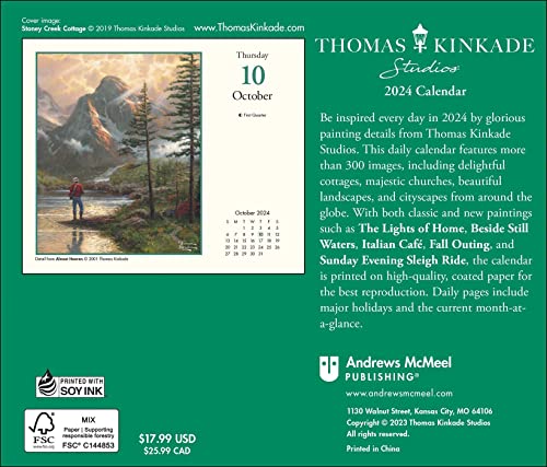 Thomas Kinkade Studios 2024 Day-to-Day Calendar