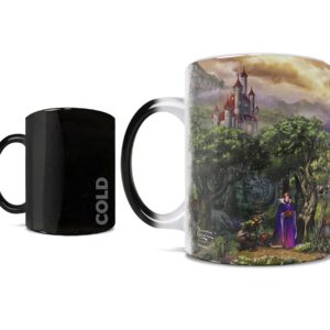 Morphing Mugs Disney – The Evil Queen – Thomas Kinkade Studios - One 11 oz Color Changing Ceramic Mug – Image Revealed When HOT Liquid Is Added!