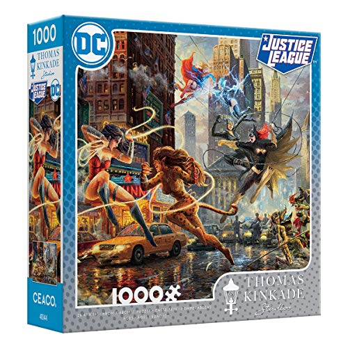 Ceaco - Thomas Kinkade - DC Comics - Women of DC - 1000 Piece Jigsaw Puzzle